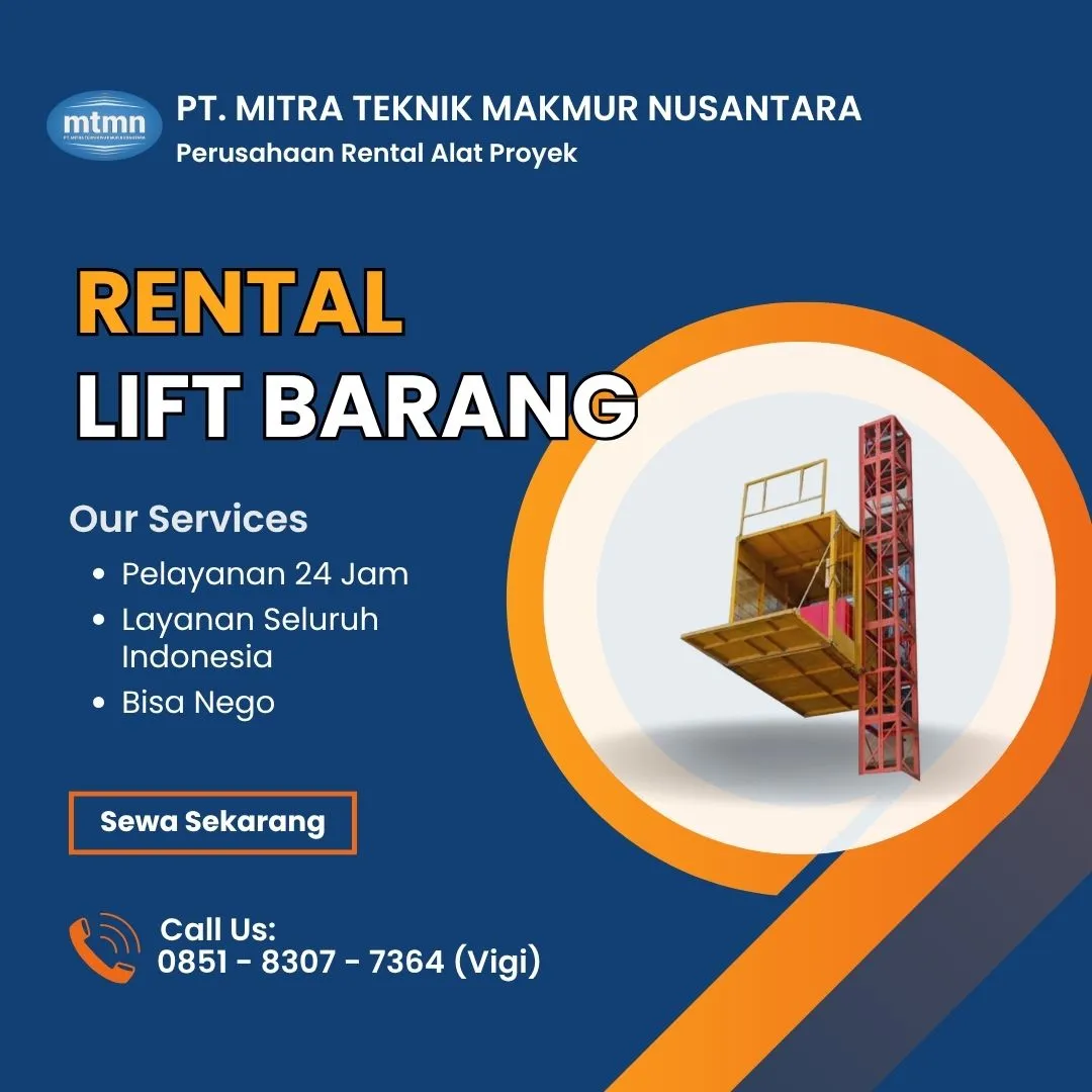 sewa lift barang jakarta